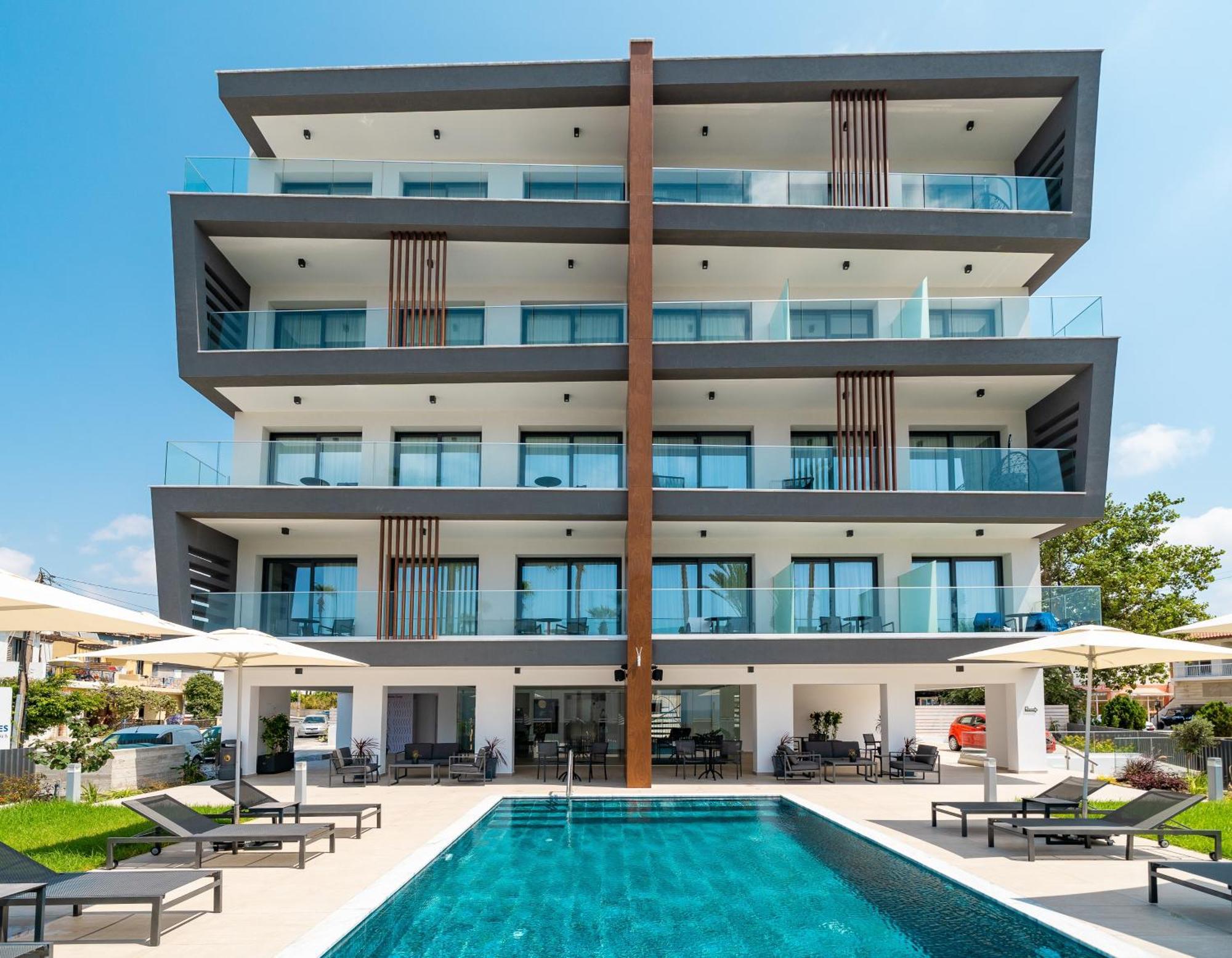 Waterside Sea View Apartments Paphos Esterno foto