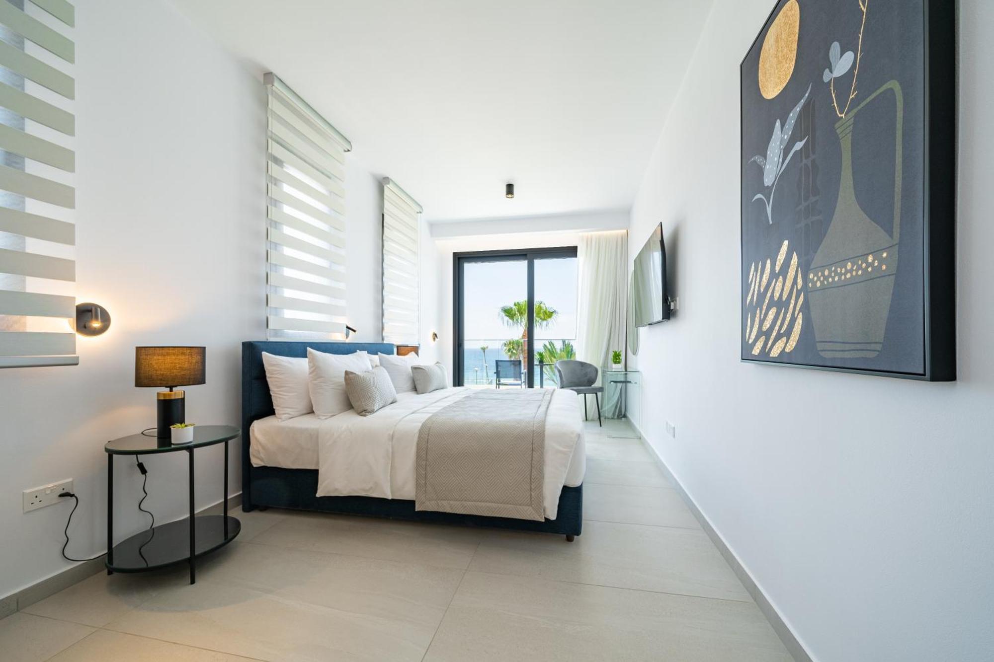 Waterside Sea View Apartments Paphos Camera foto