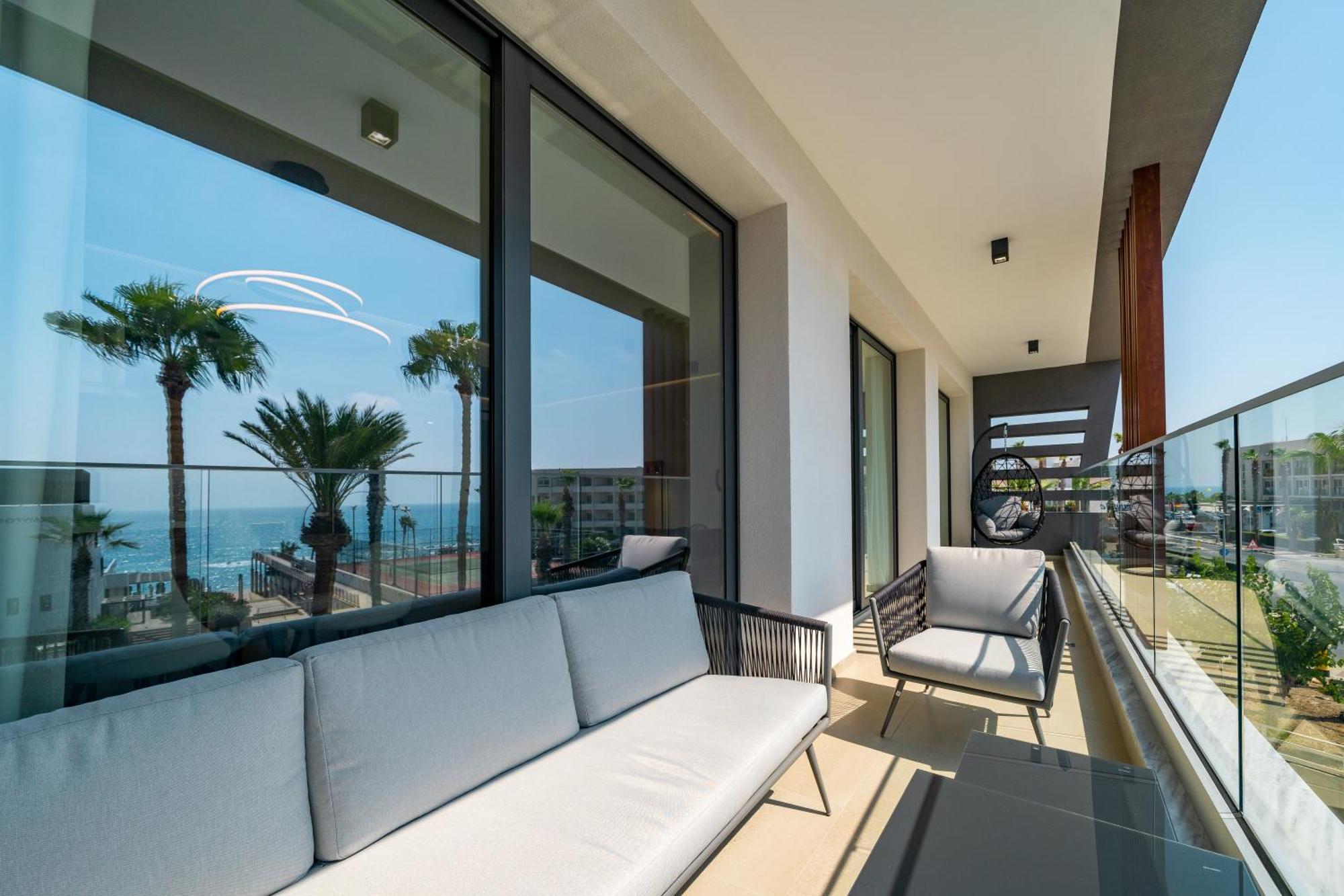 Waterside Sea View Apartments Paphos Camera foto