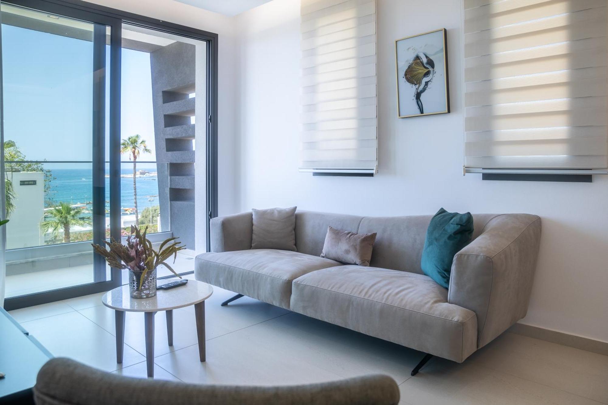 Waterside Sea View Apartments Paphos Esterno foto